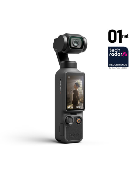 DJI Osmo Pocket 4 su DJI Mic 3 siųstuvu