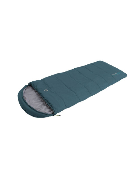 Outwell Campion Lux Teal | Sleeping Bag | Temperature -16/5 C | 2 way open - auto lock, L-shape