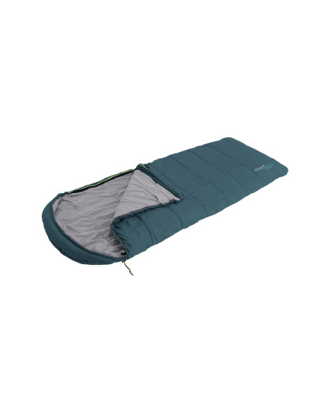 Outwell Campion Lux Teal | Sleeping Bag | Temperature -16/5 C | 2 way open - auto lock, L-shape