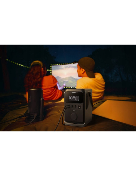 EcoFlow TRAIL 300 DC su USB-C ir 12 V automobiliniu lizdu