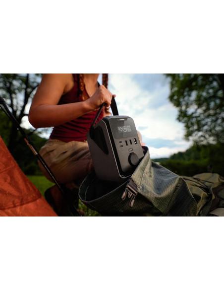 EcoFlow TRAIL 300 DC su USB-C ir 12 V automobiliniu lizdu