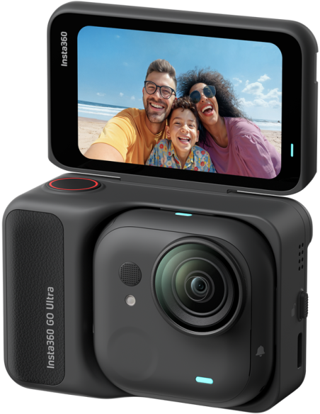 Insta360 GO Ultra magnetinė POV kamera filmavimui laisvomis rankomis
