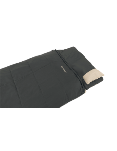 Outwell Contour Prime | Sleeping Bag | 220 x 85 cm | Temperature -13 to 16 C | 2-way L-shape open-end with auto lock
