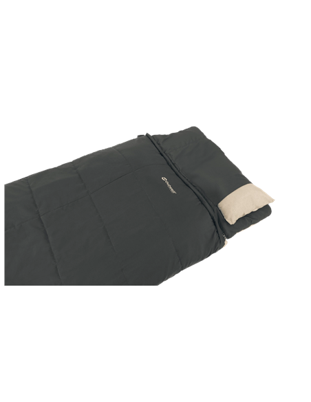 Outwell Contour Prime | Sleeping Bag | 220 x 85 cm | Temperature -13 to 16 C | 2-way L-shape open-end with auto lock