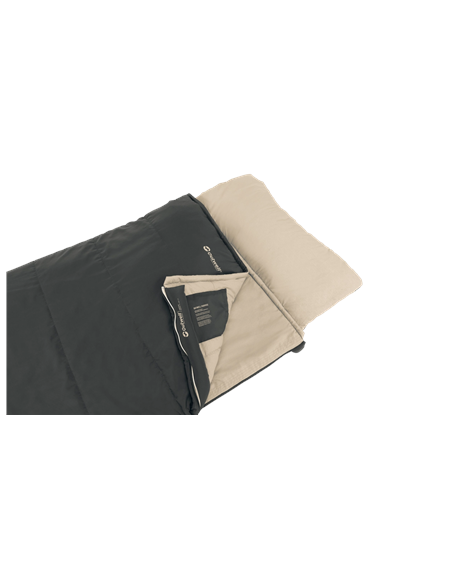 Outwell Sleeping Bag | Contour Prime | 220 x 85 cm | Temperature -13 to 16 C | 2-way L-shape open-end with auto lock