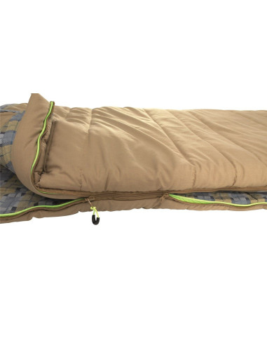 Outwell | Commodore | Sleeping bag | 225 x 85 cm | Temperature 9/5/-8 C | with loose Pillow | 2 way open - auto lock, L-shape