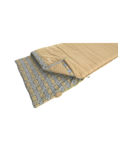 Outwell | Commodore | Sleeping bag | 225 x 85 cm | Temperature 9/5/-8 C | with loose Pillow | 2 way open - auto lock, L-shape