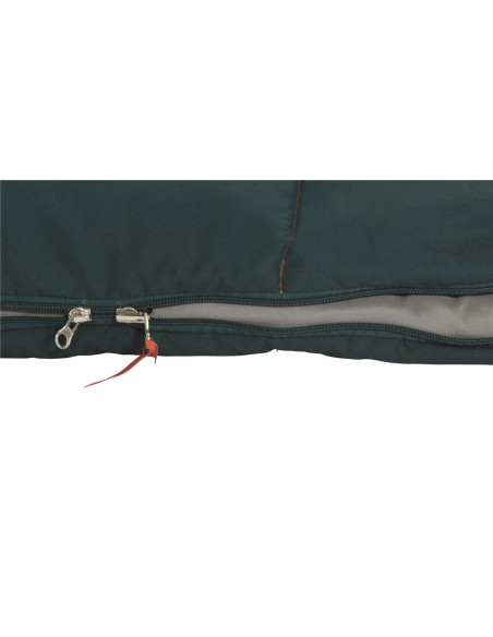Easy Camp | Moon 200 Double | Sleeping Bag | 220 x 150 cm | 2 way open - auto lock, L-shape | Teal