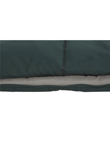Easy Camp | Moon 200 Double | Sleeping Bag | 220 x 150 cm | 2 way open - auto lock, L-shape | Teal