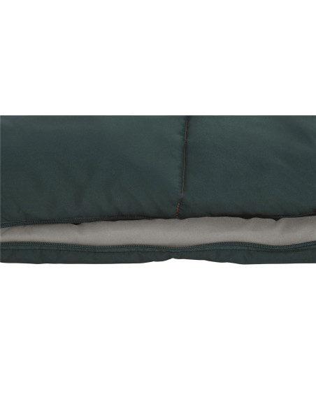 Easy Camp | Moon 200 Double | Sleeping Bag | 220 x 150 cm | 2 way open - auto lock, L-shape | Teal
