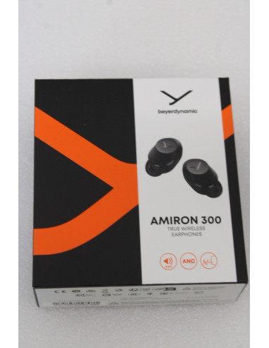 SALE OUT. Beyerdynamic AMIRON 300 TWS black TWS Earphones with charging case, eartips and USB cable | Beyerdynamic True Wireles