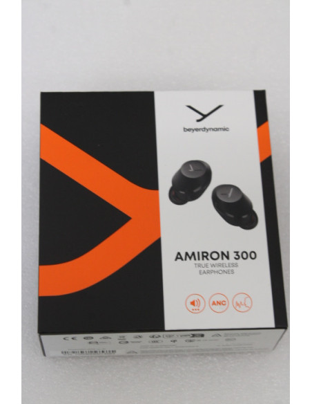 SALE OUT. Beyerdynamic AMIRON 300 TWS black TWS Earphones with charging case, eartips and USB cable | Beyerdynamic True Wireles
