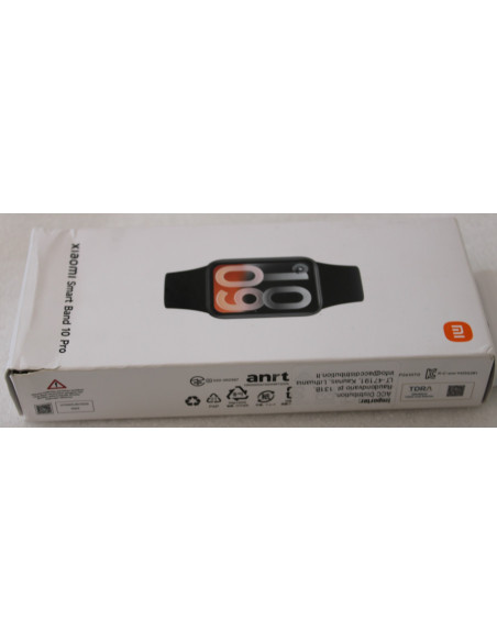 SALE OUT. Xiaomi Smart Band 10 Pro | AMOLED | Heart rate monitor | Waterproof | Bluetooth | UNPACKED, DAMAGED PACKAGING, SCRATC
