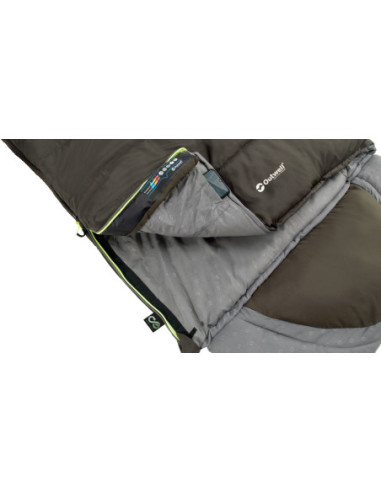 Outwell | Contour Supreme | Sleeping Bag | 220 x 85 cm | -20/13 C | Left Zipper