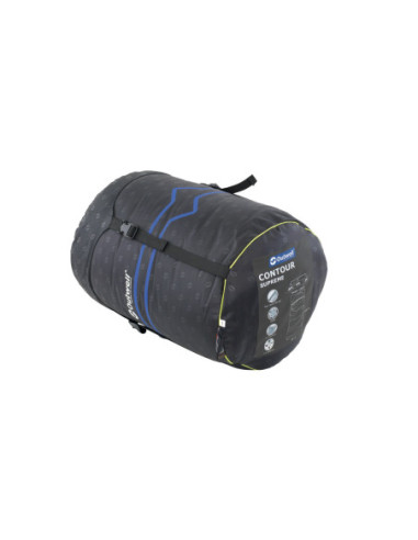 Outwell | Contour Supreme | Sleeping Bag | 220 x 85 cm | -20/13 C | Left Zipper