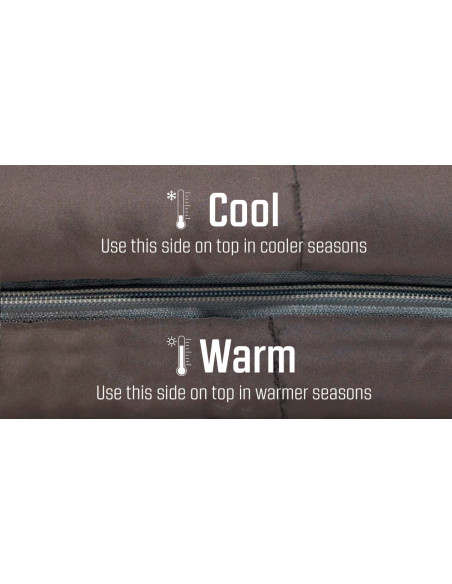 Outwell | Contour Supreme | Sleeping Bag | 220 x 85 cm | -20/13 C | Left Zipper