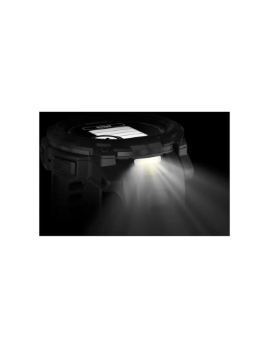 Garmin Instinct 3 Solar Tactical su LED žibintuvėliu