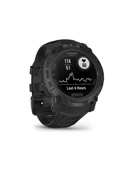 Garmin Instinct 3 Solar Tactical juodas GPS išmanusis laikrodis