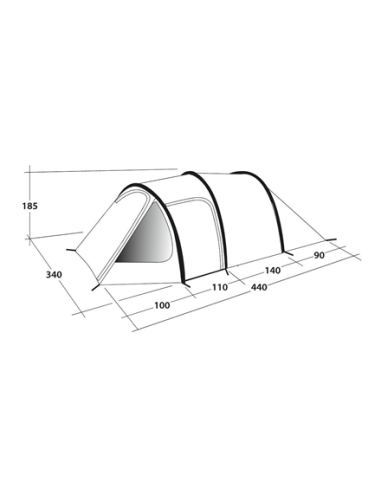 Outwell | Tent | Earth 5 | 5 person(s) | Blue