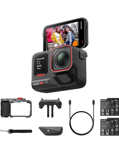 Insta360 Ace Pro 2 Dual Battery Xplorer Bundle Dark Gray veiksmo kamera