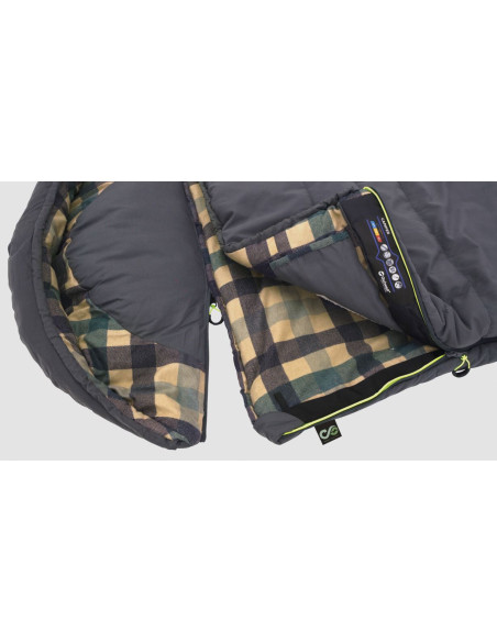 Outwell | Sleeping Bag | 235 x 90 cm | Temperature -15/5 C | Right zipper