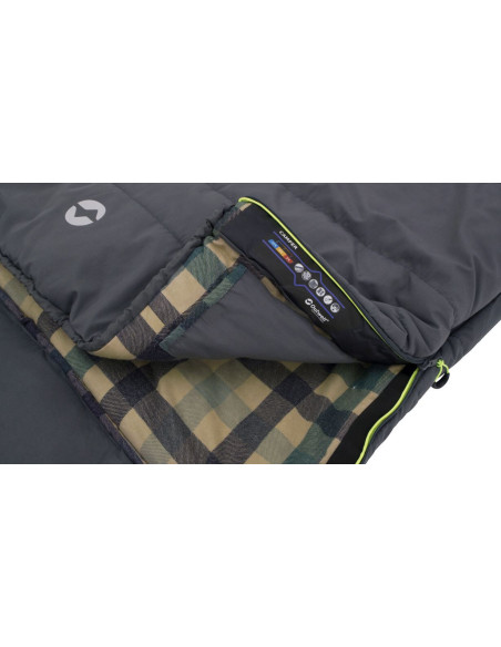 Outwell | Sleeping Bag | 235 x 90 cm | Temperature -15/5 C | Right zipper