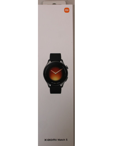 SALE OUT. Xiaomi Watch 5, Black | SALE OUT. Xiaomi Watch 5 | Smart watch | AMOLED | 1.54" | Waterproof | Black | UNPACKED