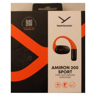 SALE OUT. Beyerdynamic AMIRON 200 Open TWS earphones with charging case and USB cable, Sport Sample DEMO | Beyerdynamic DEMO | 