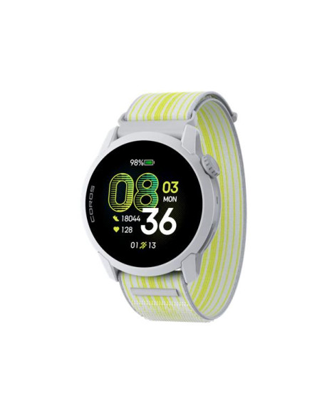 COROS PACE 4 GPS spordikell, nailon, valge