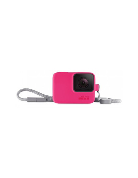 GOPRO SLEEVE + LANYARD ELECTRIC PINK