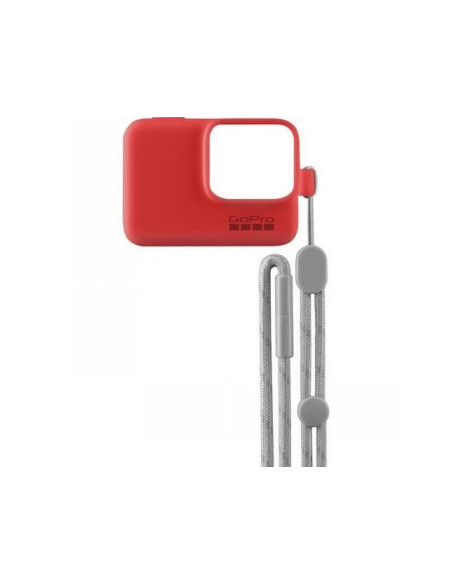 GOPRO SLEEVE + LANYARD (FIRECRACKER RED)