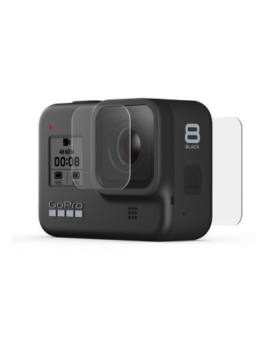 GOPRO TEMPERED GLASS LENS + SCREEN PROTECTORS (HERO8 BLACK)