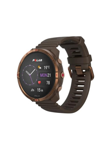 POLAR Grit X2 išmanusis laikrodis, rudos spalvos, S-L