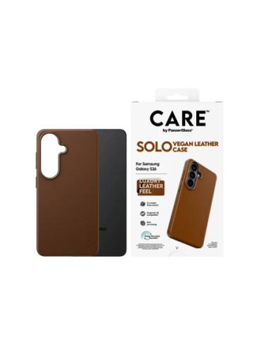 CARE by PanzerGlass Solo Case Brown Samsung New Galaxy S26 | PanzerGlass