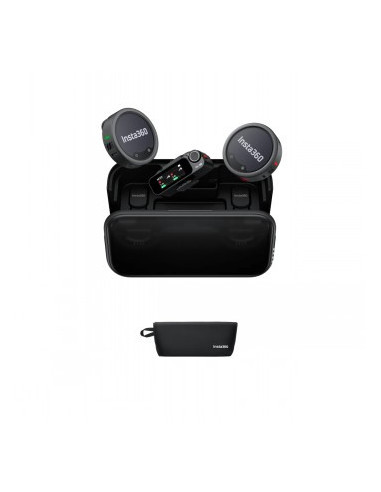 INSTA360 MIC PRO (2 TX + 1 RX)  WIRLESS MICROPHONE