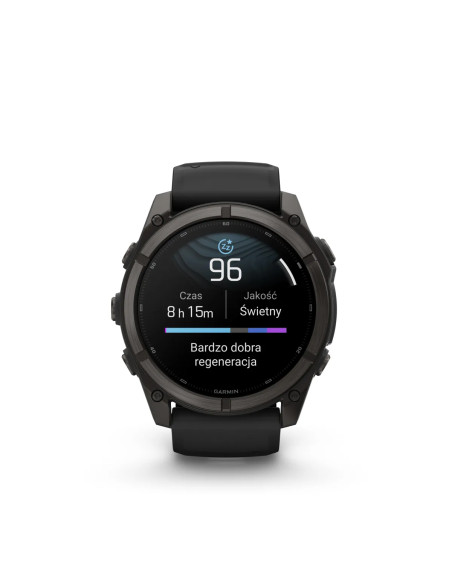 Garmin fēnix 9 010-04763-11 su juodu dirželiu