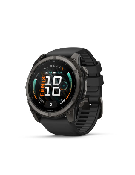 Garmin fēnix 9 51 mm pilkos anglies spalvos laikrodis