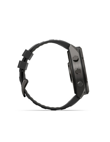 Garmin fēnix 9 Pro 010-04337-11 su juodu silikoniniu dirželiu