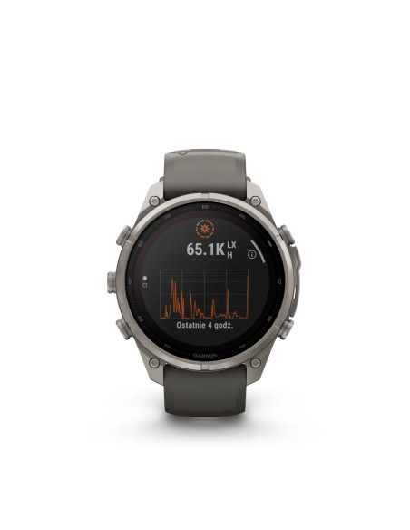Garmin fēnix 9 Pro Solar su integruotu LED žibintuvėliu