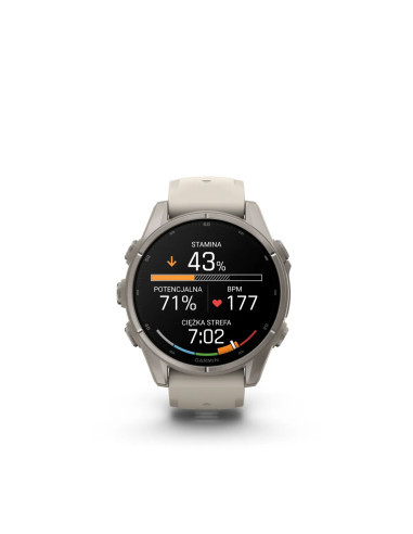 Garmin fēnix 9 43 mm su EKG programos palaikymu