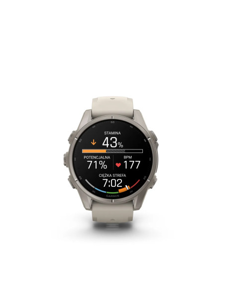 Garmin fēnix 9 43 mm su EKG programos palaikymu