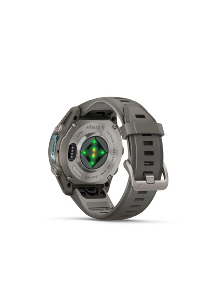 Garmin fēnix 9 Titanium Pebble Gray multisporto laikrodis