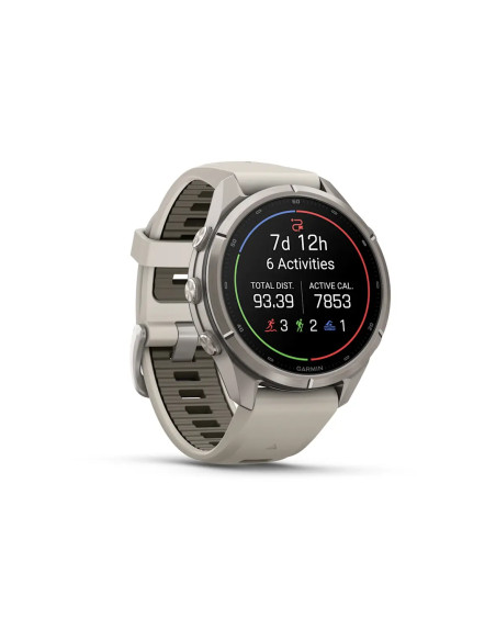 Garmin fēnix 9 Pro 010-04335-86 su Fog Grey Dark Sandstone dirželiu