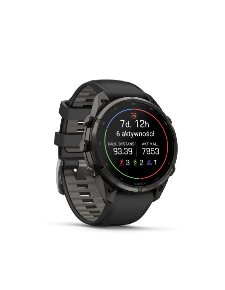 Garmin fēnix 9 Pro 010-04336-11 su Black Pebble Grey dirželiu
