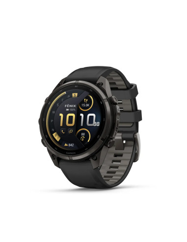 Garmin fēnix 9 Pro 47 mm inReach Carbon Gray DLC Titanium laikrodis