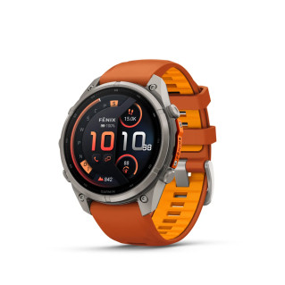 Garmin fēnix 9 Pro 47 mm inReach Titanium Autumn Orange laikrodis