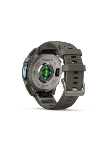 Garmin fēnix 9 Titanium Pebble Gray multisporto laikrodis