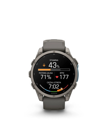 Garmin fēnix 9 47 mm su 22 mm QuickFit dirželiu
