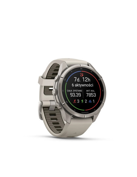 Garmin fēnix 9 Pro 010-04335-81 su Fog Grey Dark Sandstone dirželiu