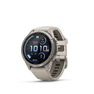 Garmin fēnix 9 Pro 43 mm inReach Titanium Fog Grey Dark Sandstone laikrodis
